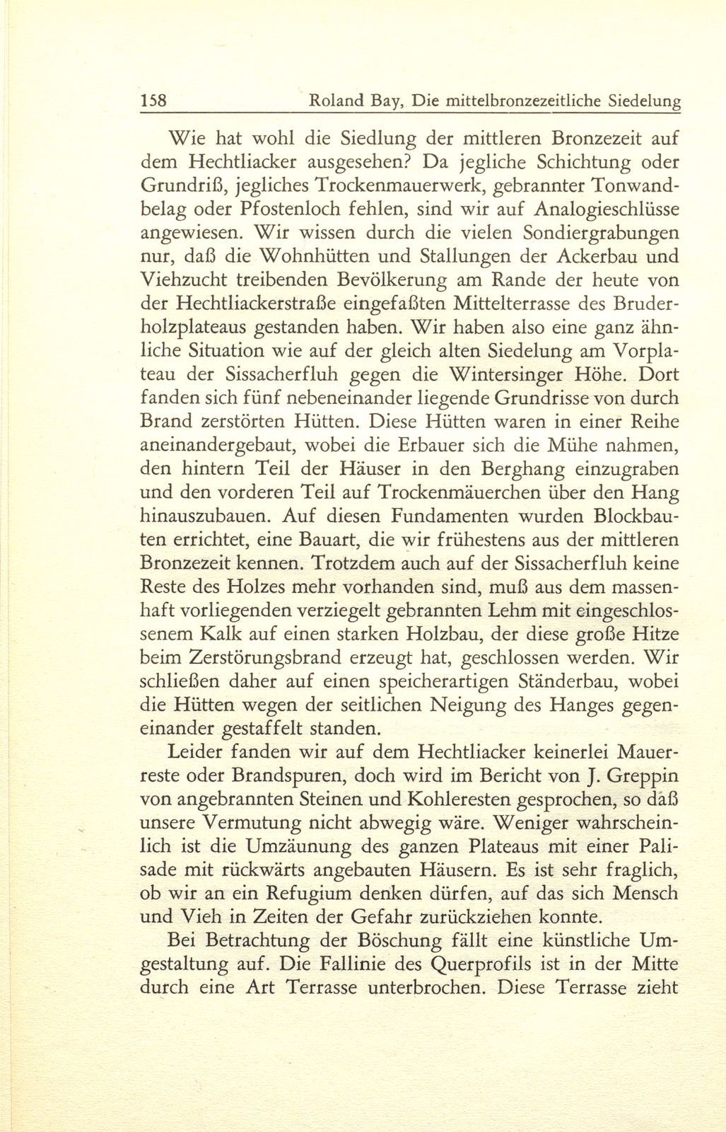 Die mittelbronzezeitliche Siedlung auf dem Hechtliacker im Kanton Basel-Stadt – Seite 8