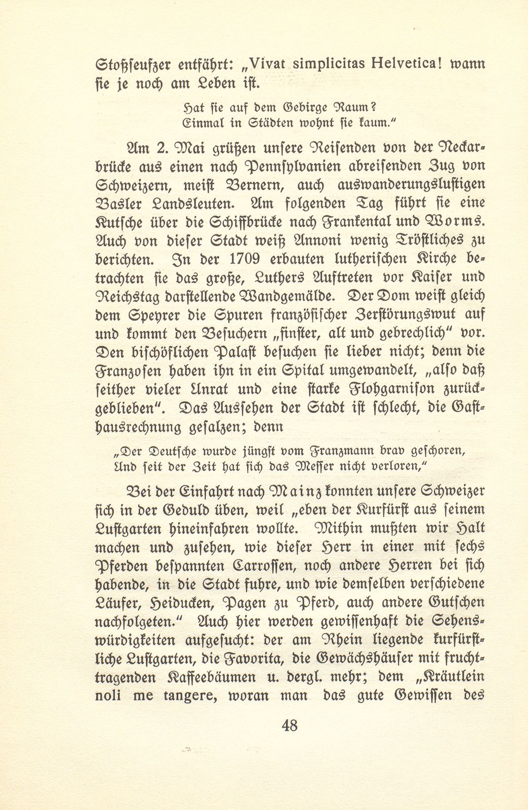 Aus den Wanderjahren des Hieronymus Annoni (1697-1770) – Seite 5