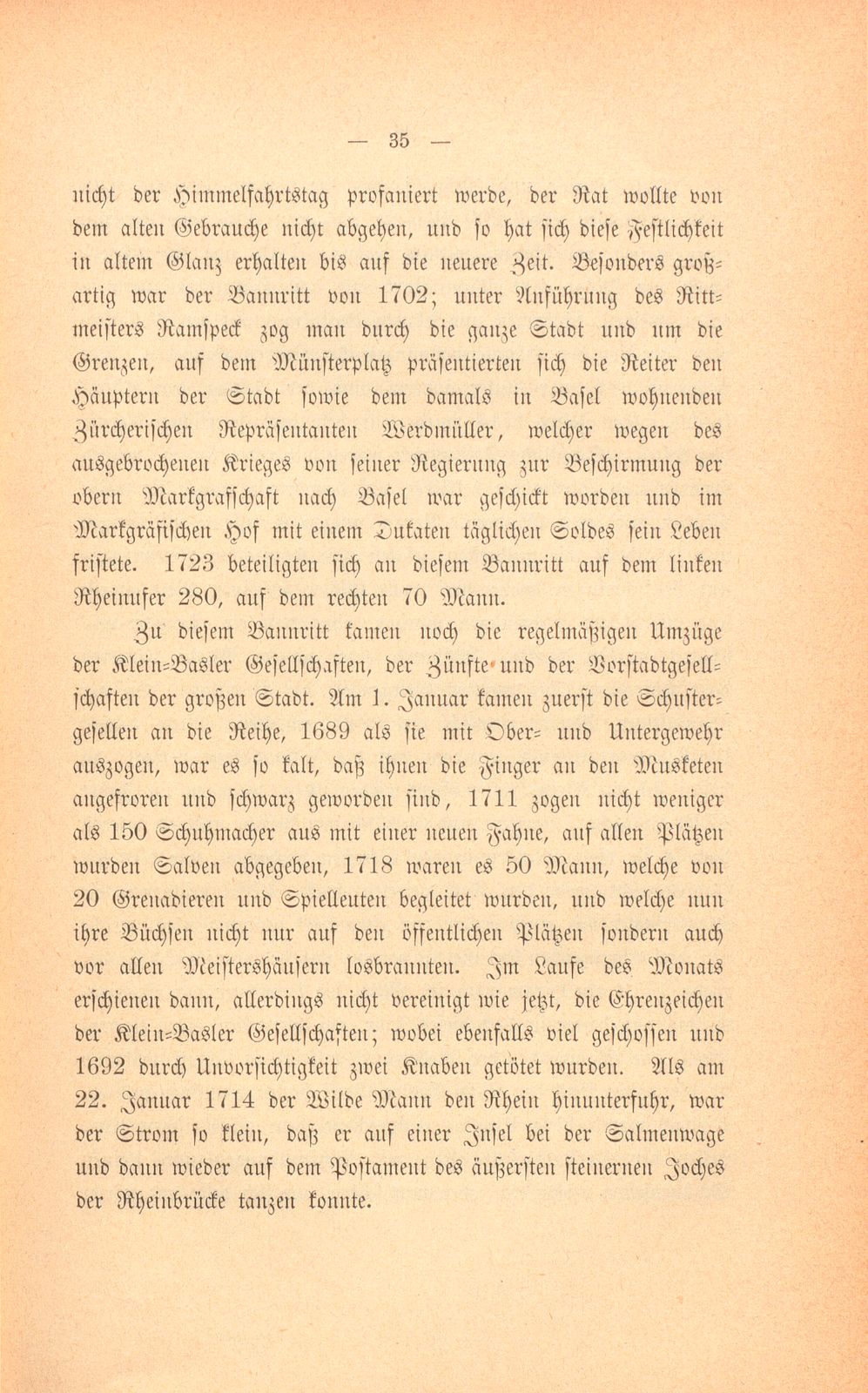 Mitteilungen aus einer Basler Chronik des beginnenden XVIII. Jahrhunderts [Sam. v. Brunn] – Seite 15