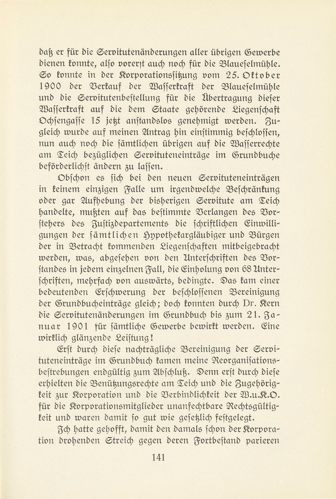 Memoiren des letzten Wassermeisters der Kleinbasler Teichkorporation – Seite 31