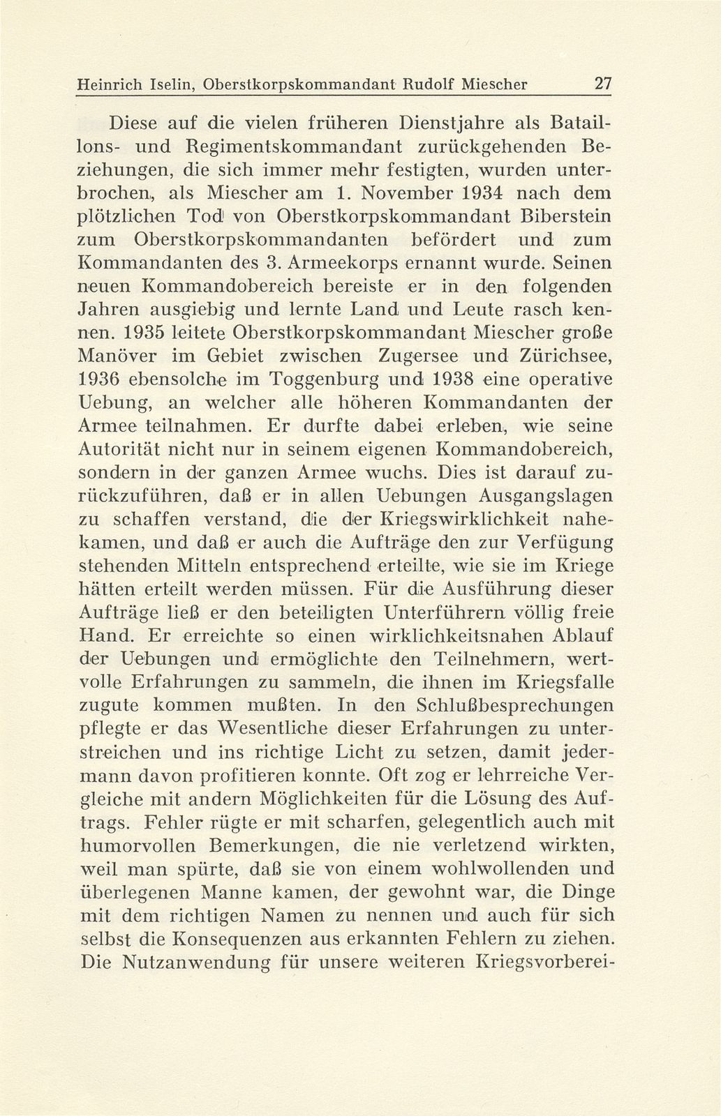 Oberstkorpskommandant Rudolf Miescher 17. März 1880 bis 31. Juli 1945 – Seite 10