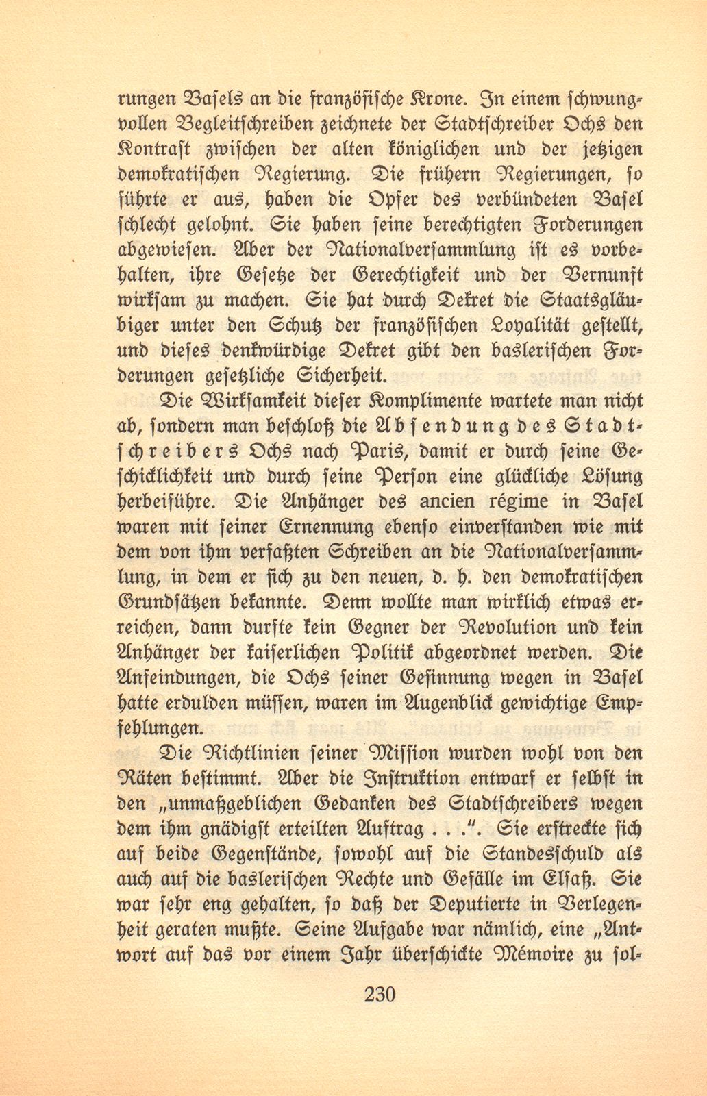 Die Mission des Stadtschreibers Ochs nach Paris 1791 – Seite 8