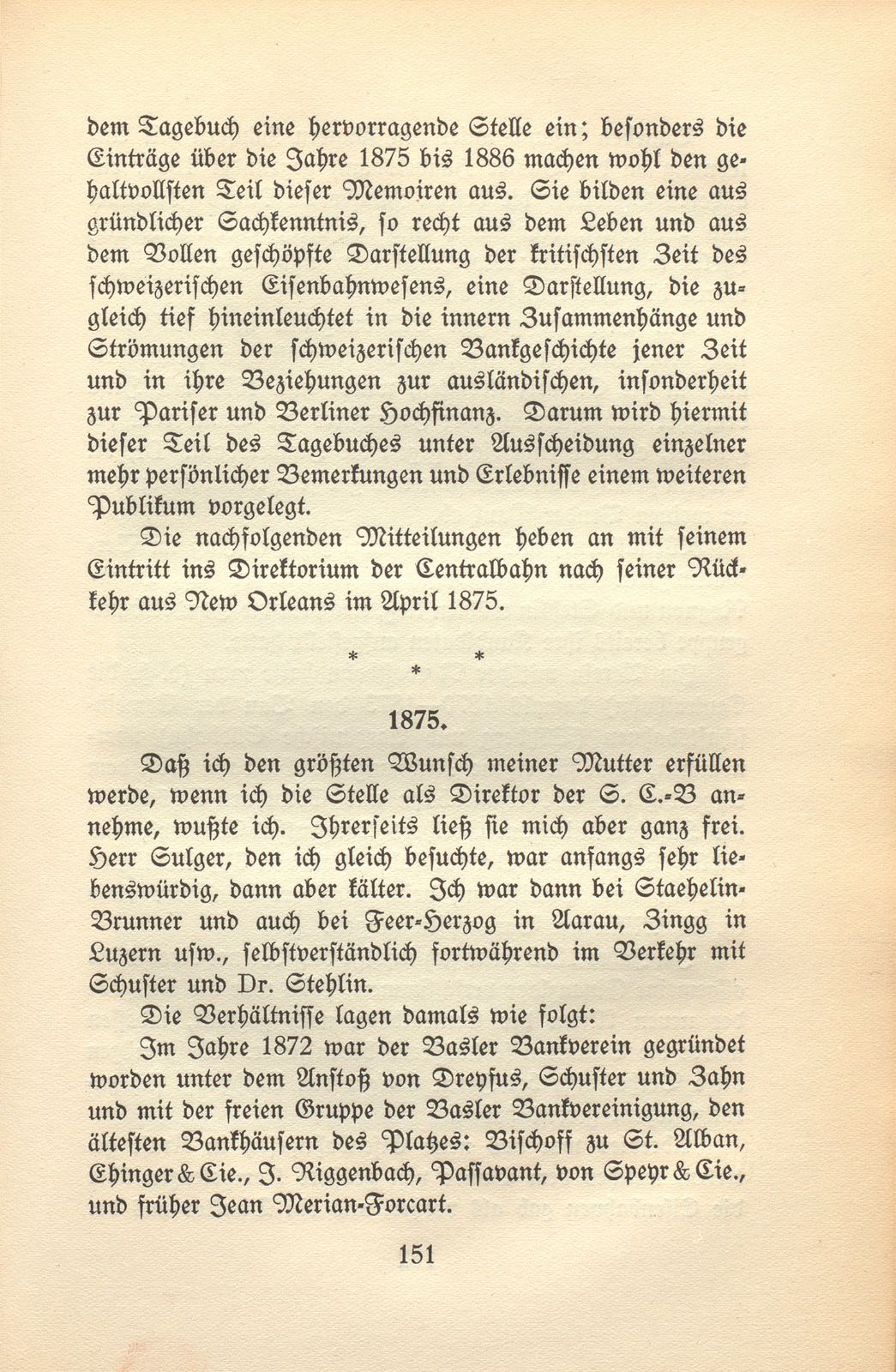 Von den Schweizer Bahnen und Banken in der kritischen Zeit der 1870er und der 1880er Jahre – Seite 5