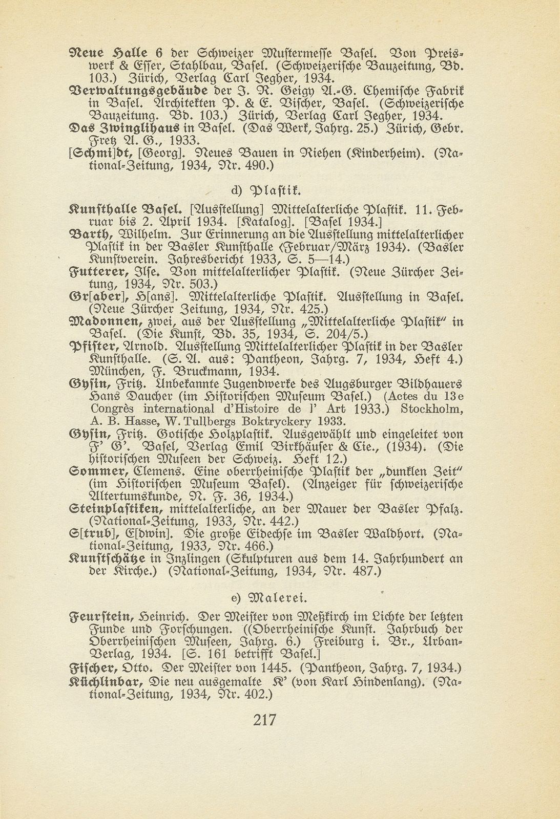 Basler Bibliographie 1934 – Seite 13