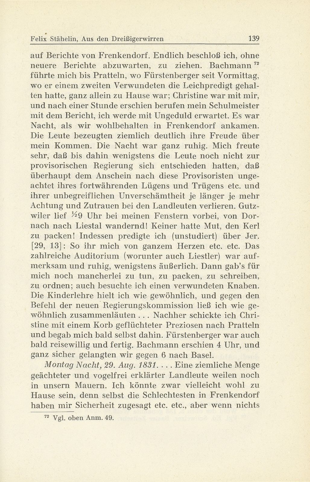 Erlebnisse und Bekenntnisse aus der Zeit der Dreissigerwirren [Gebrüder Stähelin] – Seite 37