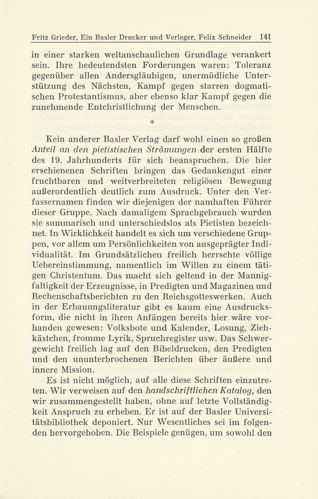 Ein Basler Drucker und Verleger im Dienste des Pietismus: Felix Schneider (1768-1845) – Seite 18