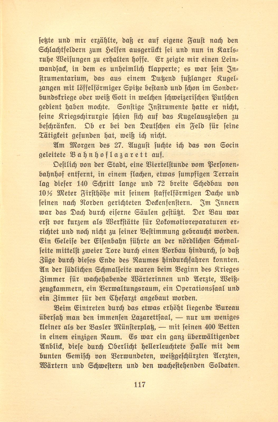 Lazaretterinnerungen aus dem Kriege 1870/71 – Seite 7