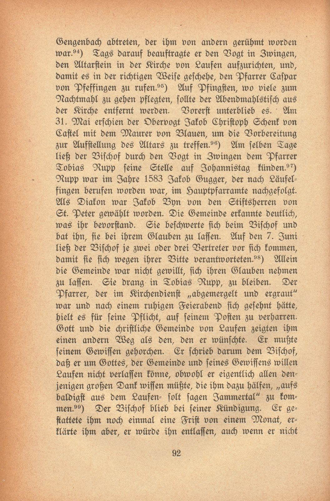 Die Gegenreformation im baslerisch-bischöflichen Laufen – Seite 2