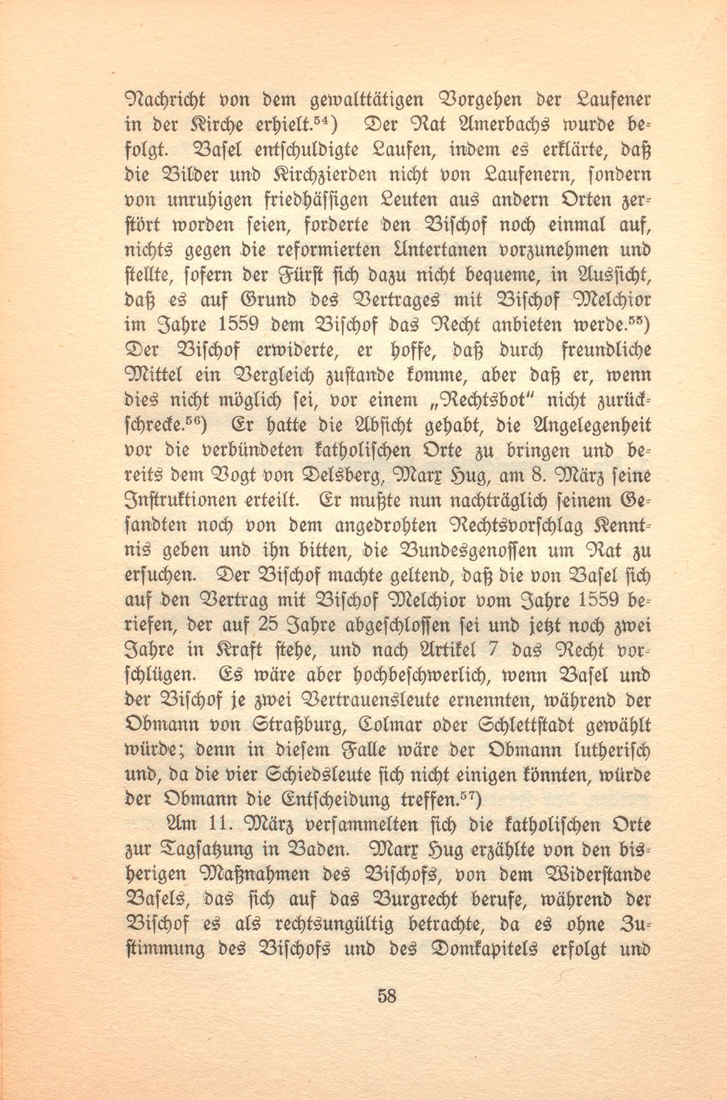 Die Gegenreformation im baslerisch-bischöflichen Laufen – Seite 28