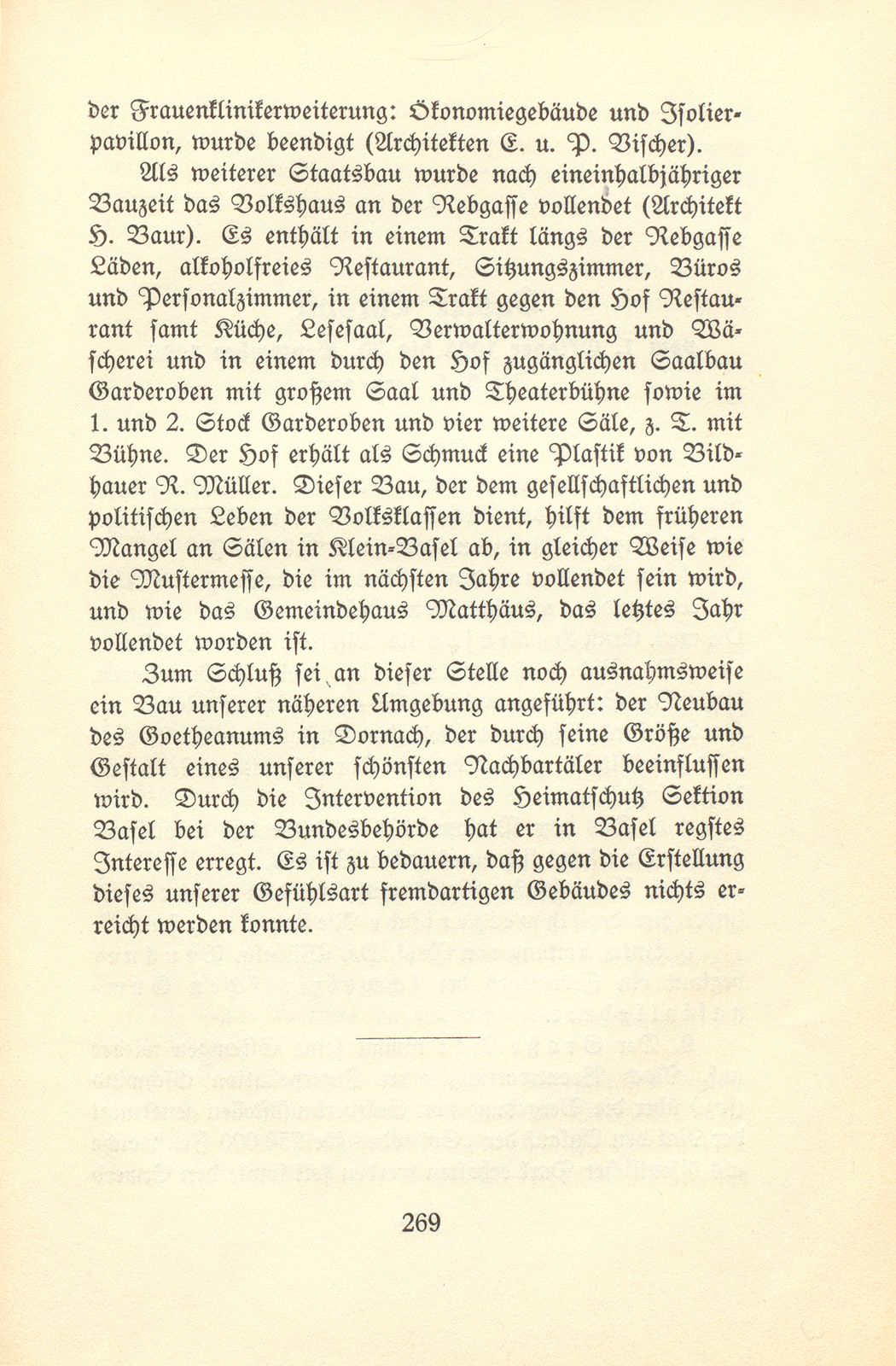 Das künstlerische Leben in Basel vom 1. Oktober 1924 bis 30. September 1925 – Seite 5