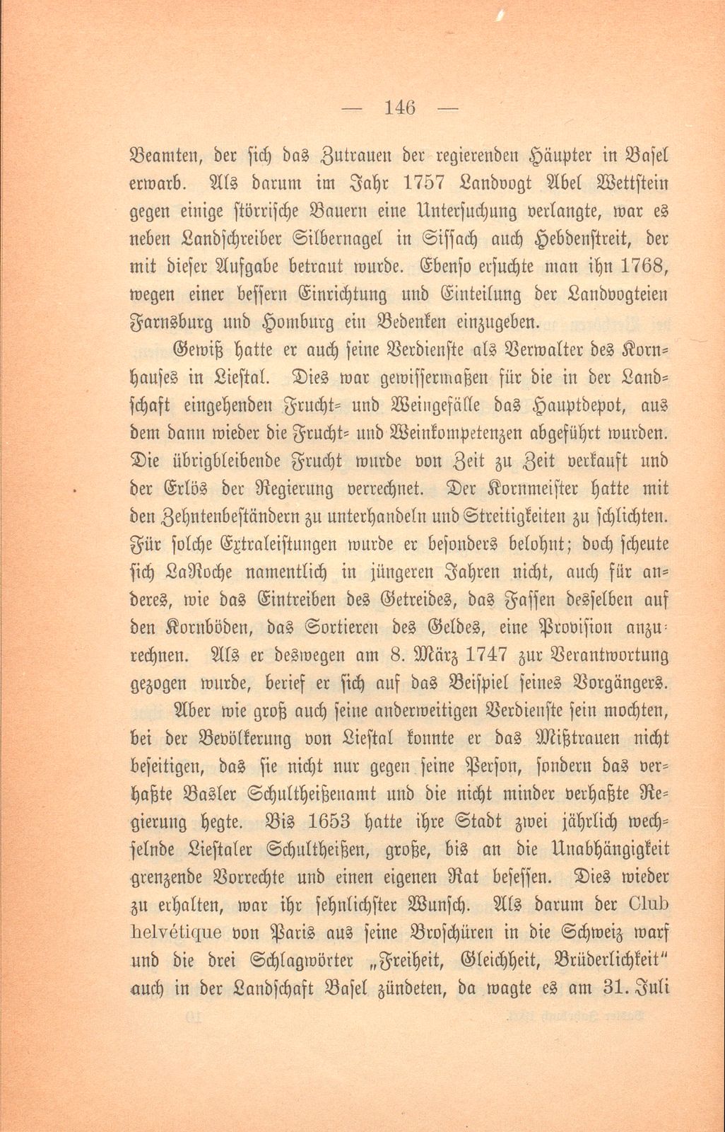 Stadt und Landschaft Basel in der zweiten Hälfte des 18. Jahrhunderts – Seite 23