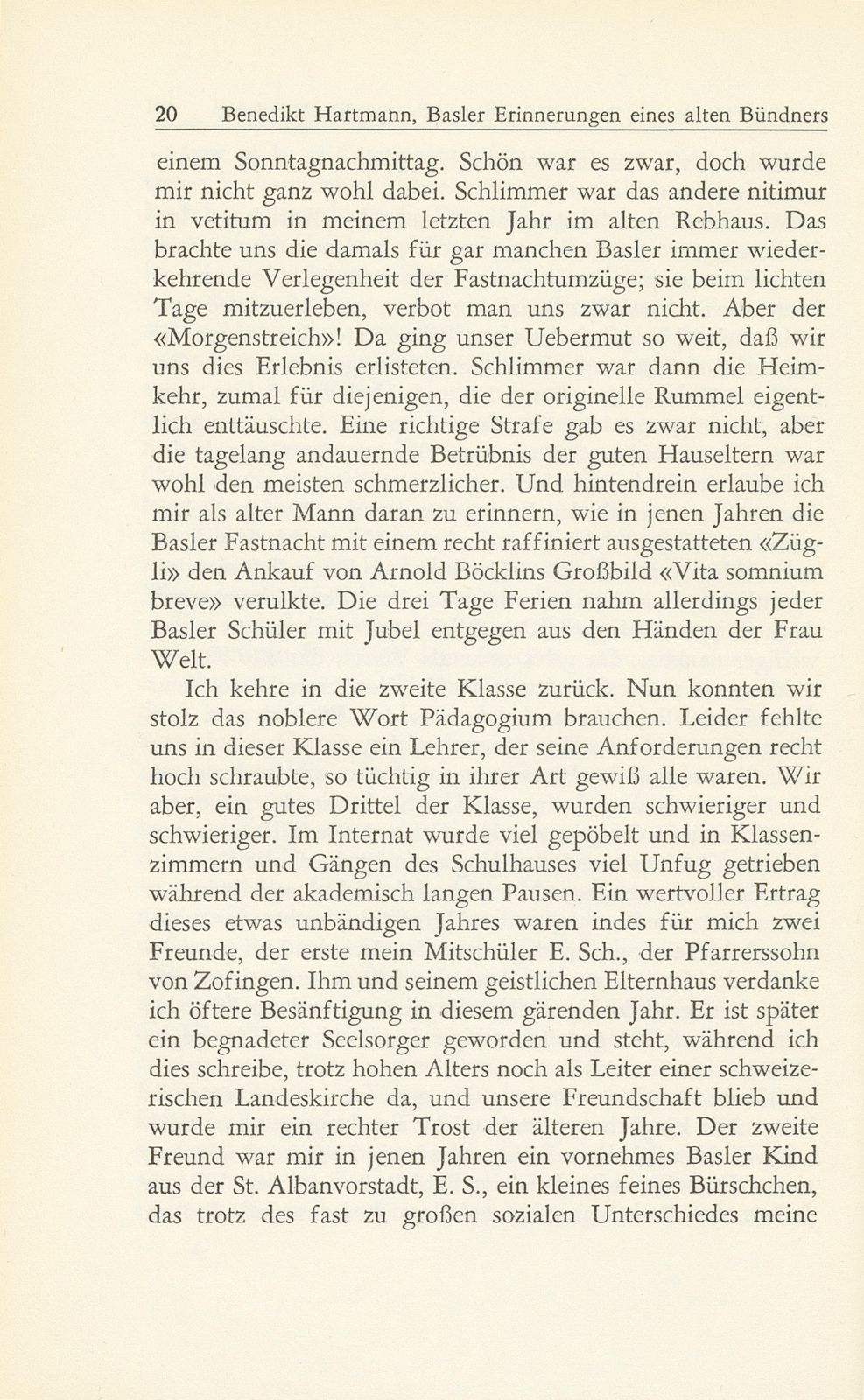 Basler Erinnerungen eines alten Bündners – Seite 7