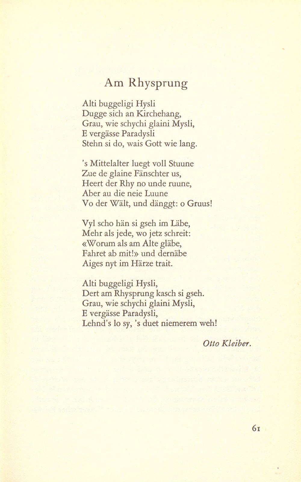 Am Rhysprung [Gedicht] – Seite 1