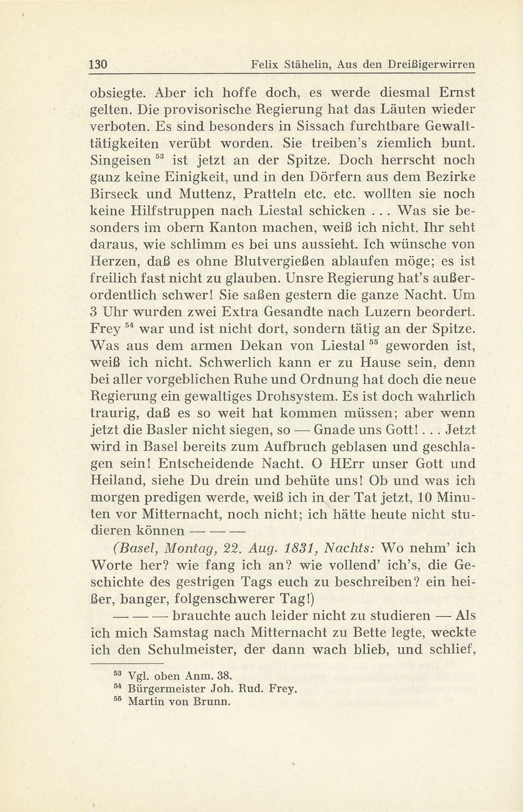 Erlebnisse und Bekenntnisse aus der Zeit der Dreissigerwirren [Gebrüder Stähelin] – Seite 28