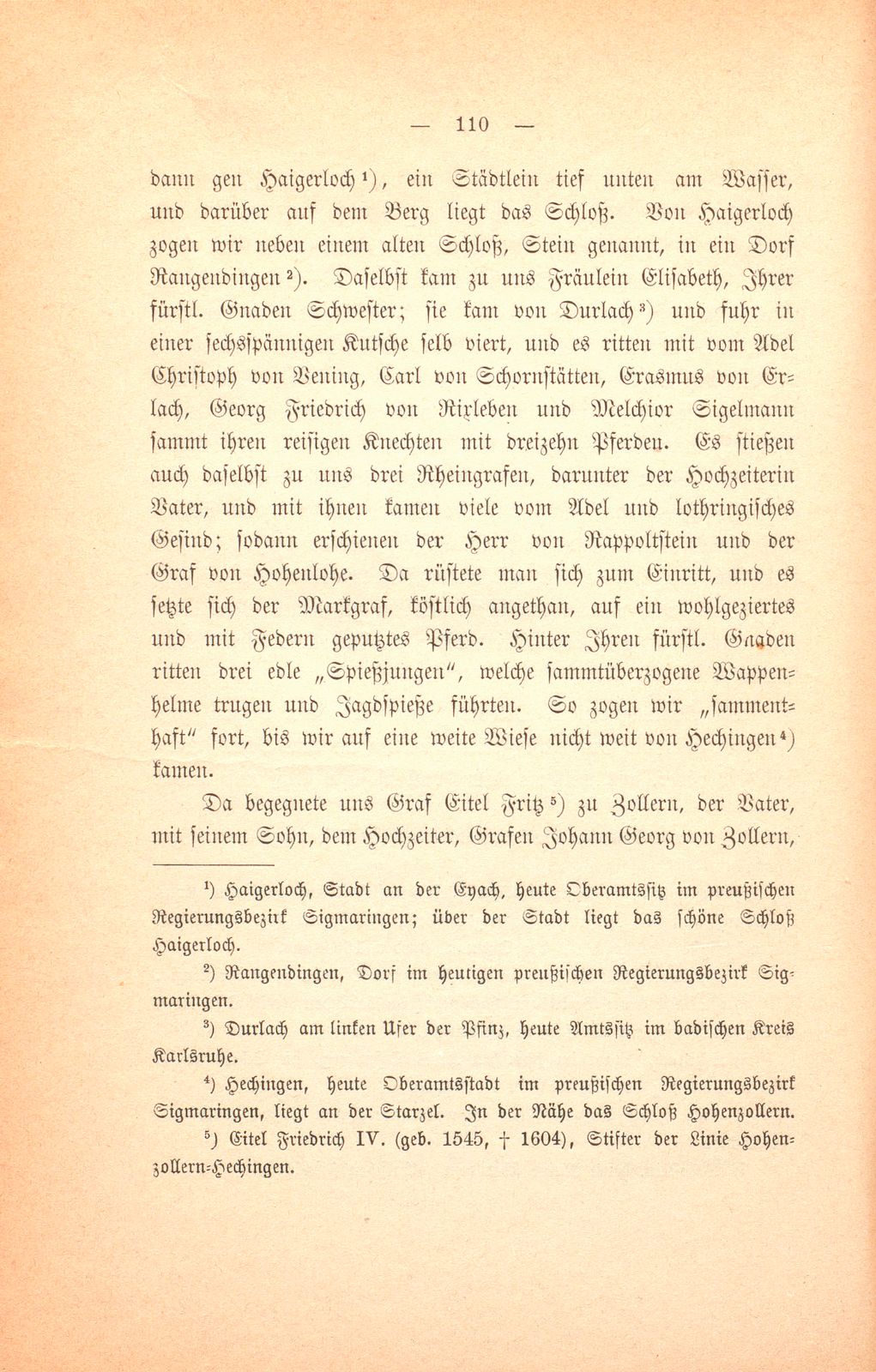 Felix Platters Schilderung der Reise des Markgrafen Georg Friedrich zu Baden und Hochberg – Seite 7