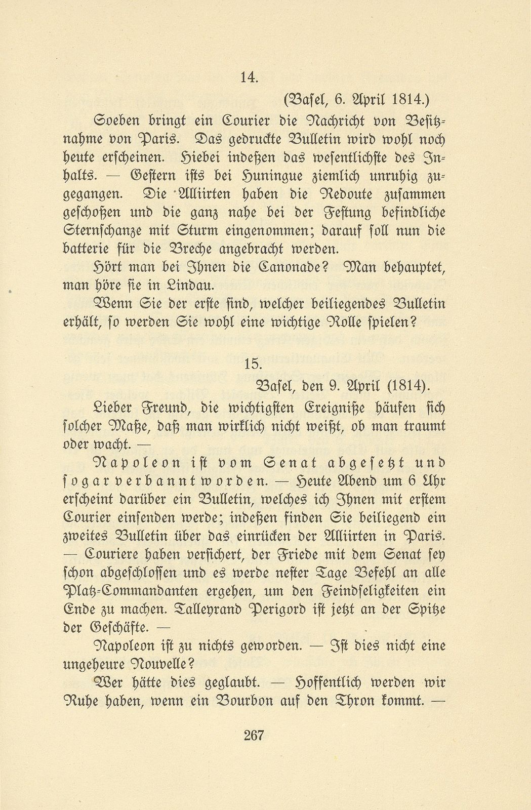 Aus den Briefen eines Baslers vor hundert Jahren [Ed. Ochs-His-La Roche] – Seite 19