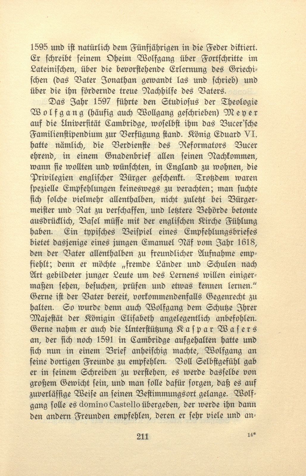 Aus den Wanderjahren eines Basler Studenten des 17. Jahrhunderts [Wolfgang Meyer] – Seite 3