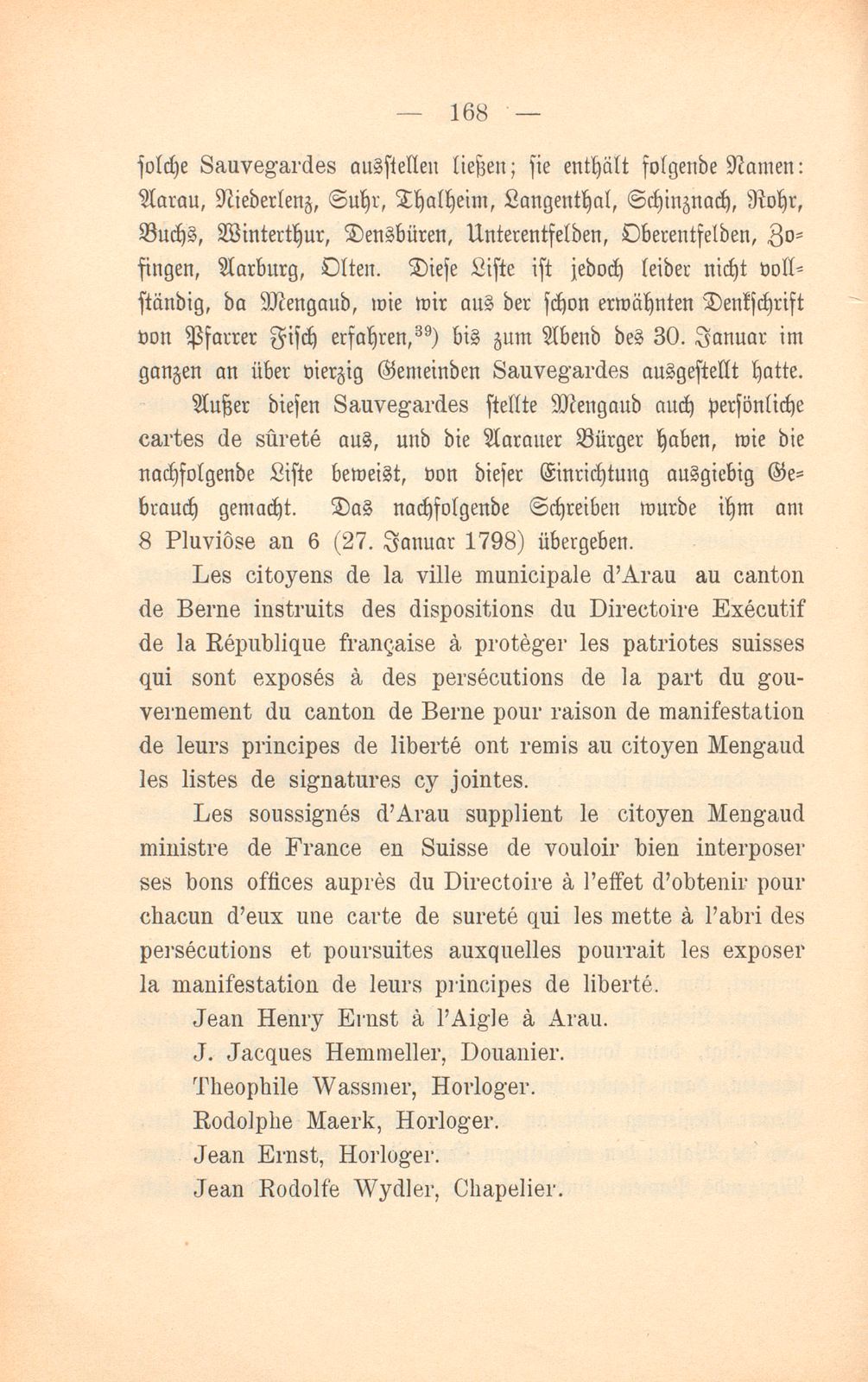 Mengaud und die Revolutionierung der Schweiz – Seite 33