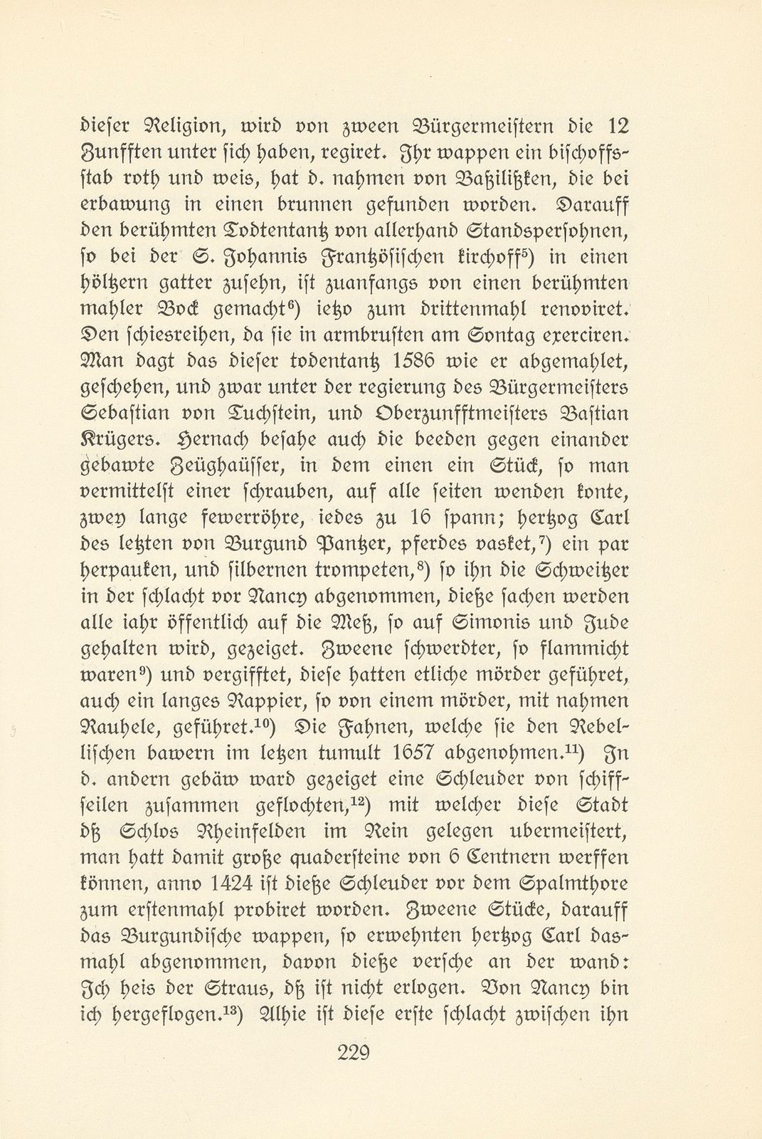 Herzog Ferdinand Albrecht von Braunschweig-Lüneburg und seine Beschreibung Basels vom Jahre 1658 – Seite 5