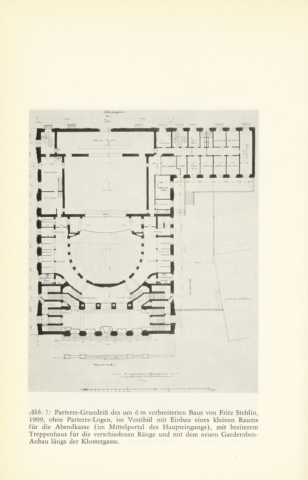 Aus der Baugeschichte des jetzigen Basler Stadttheaters. (Im Hinblick auf den im Entstehen begriffenen Neubau) – Seite 37