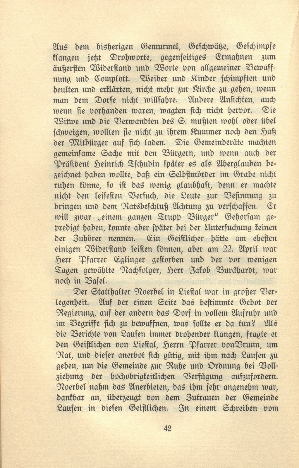 Eine Baselbieter Dorfrevolte im Jahre 1809 – Seite 12