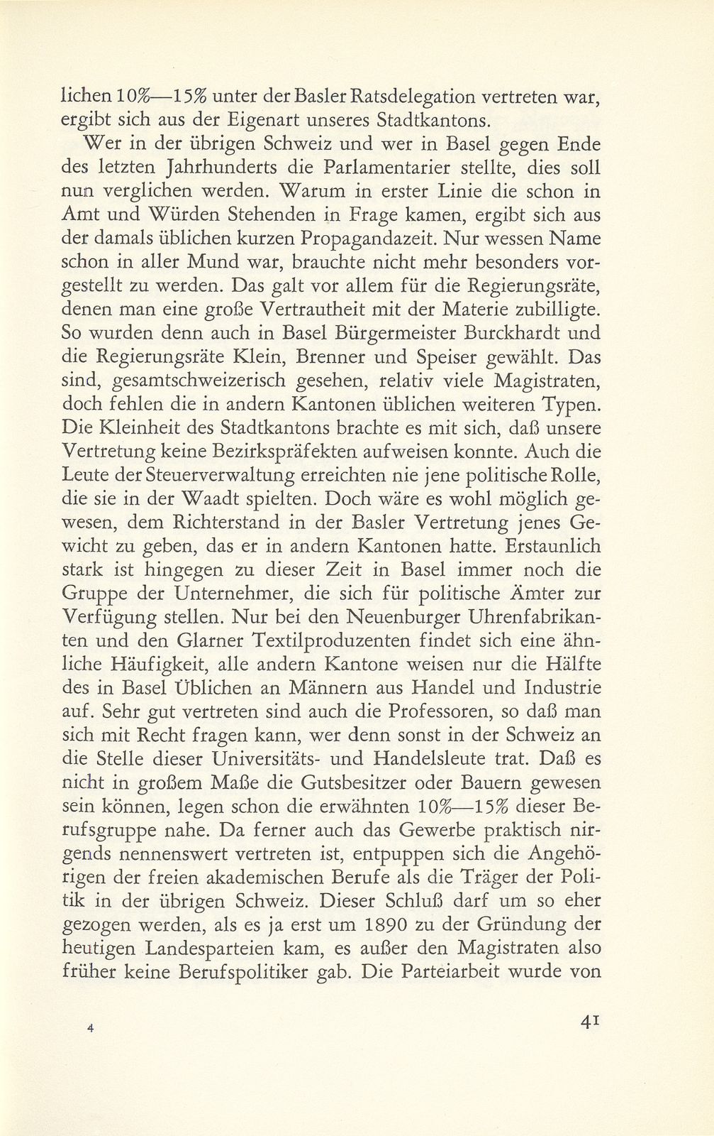 Vom Wandel der Basler Vertretung in der Bundesversammlung 1848-1919 – Seite 11