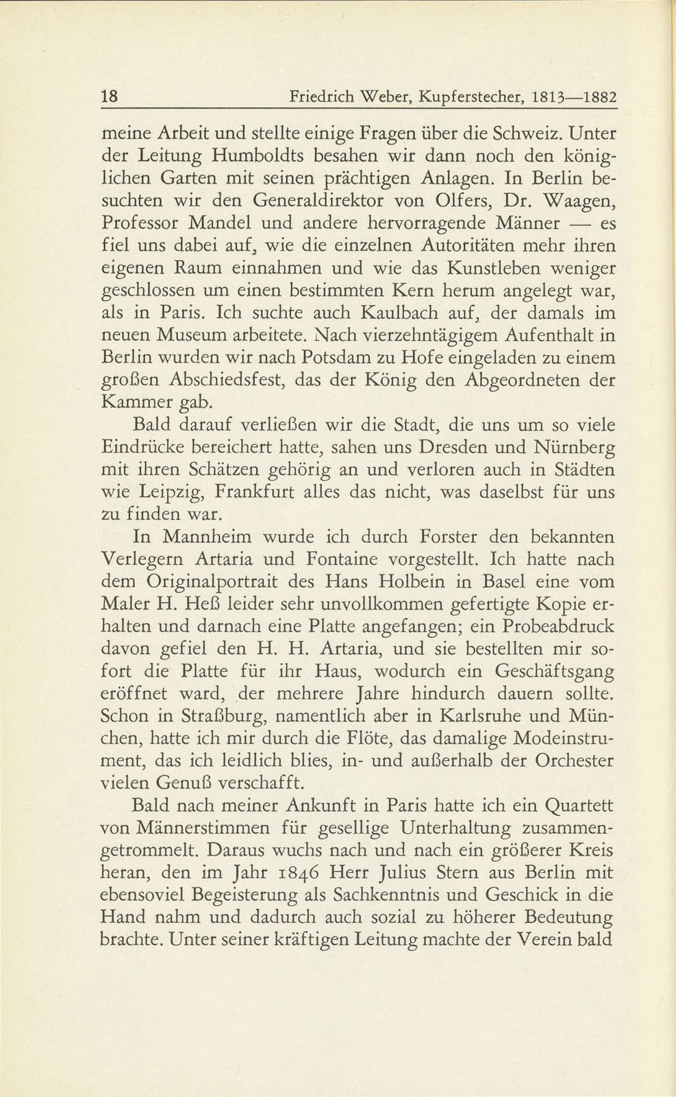 Friedrich Weber, Kupferstecher, 1813-1882. Sein Lebensgang – von ihm selbst erzählt – Seite 12