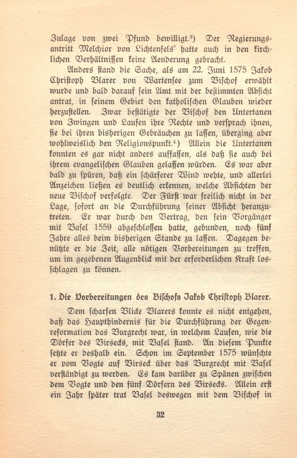 Die Gegenreformation im baslerisch-bischöflichen Laufen – Seite 2