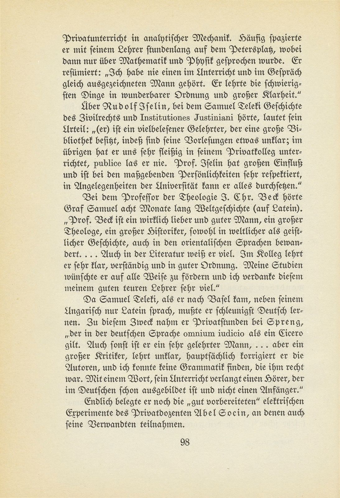 Die Basler Universität im Ausgang des achtzehnten Jahrhunderts – Seite 29