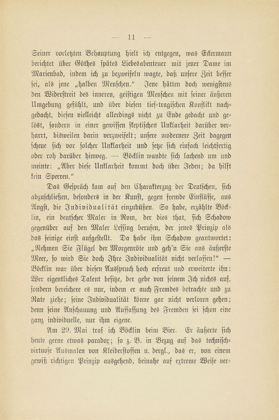 Erinnerungen an Arnold Böcklin nach Tagebuchnotizen eines Studenten – Seite 9