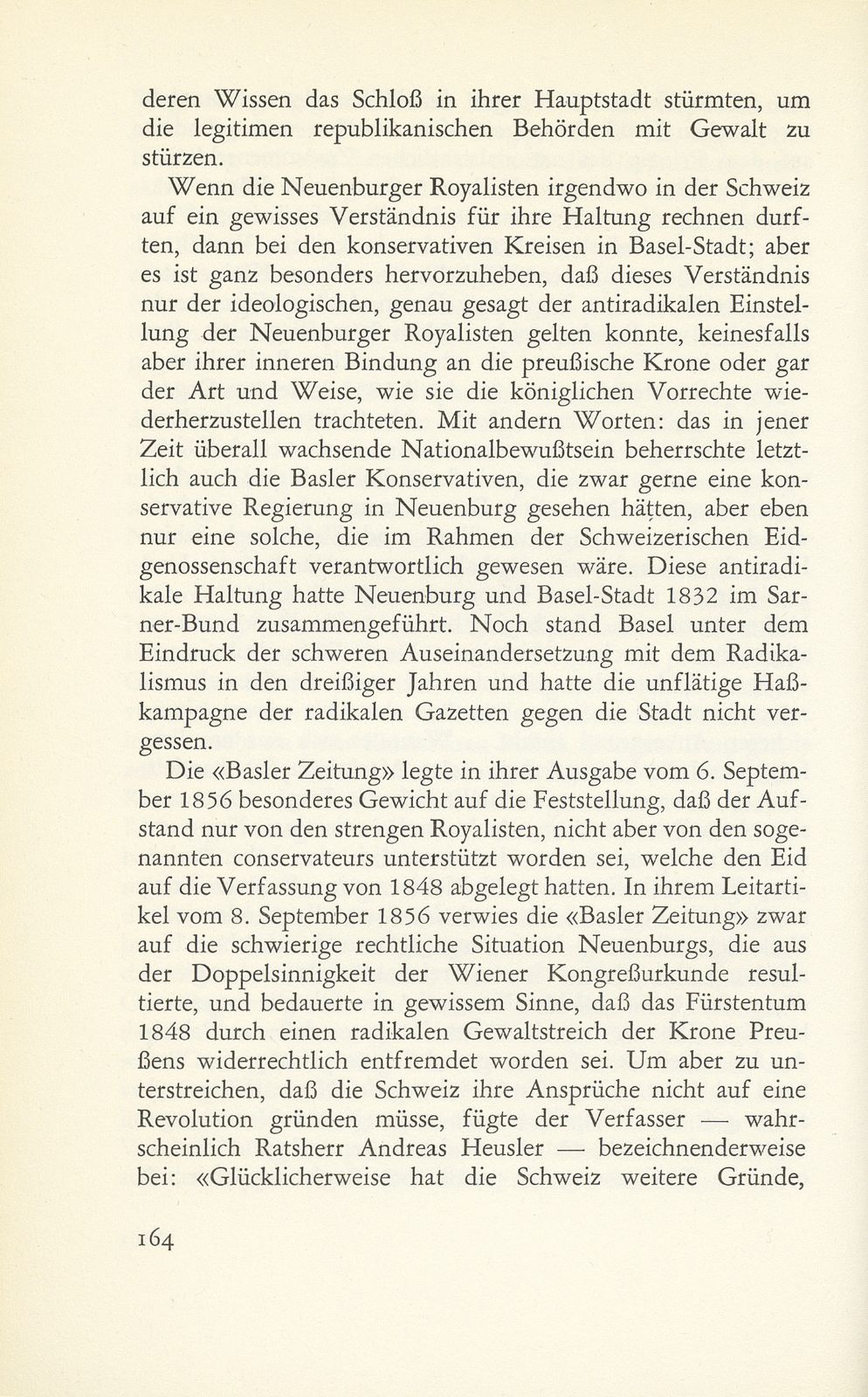 Der Neuenburger Handel (1856/57) und der Savoyerkonflikt (1860) in baslerischer Sicht – Seite 8