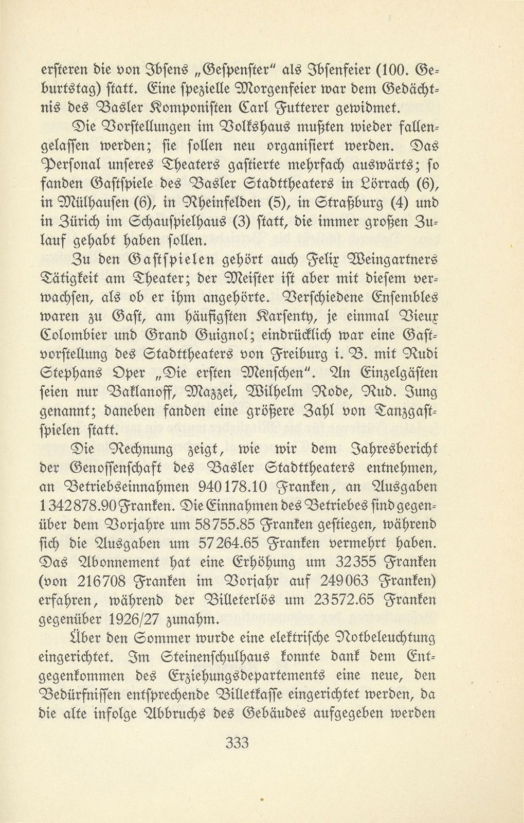 Das künstlerische Leben in Basel vom 1. Oktober 1927 bis 30. September 1928 – Seite 5