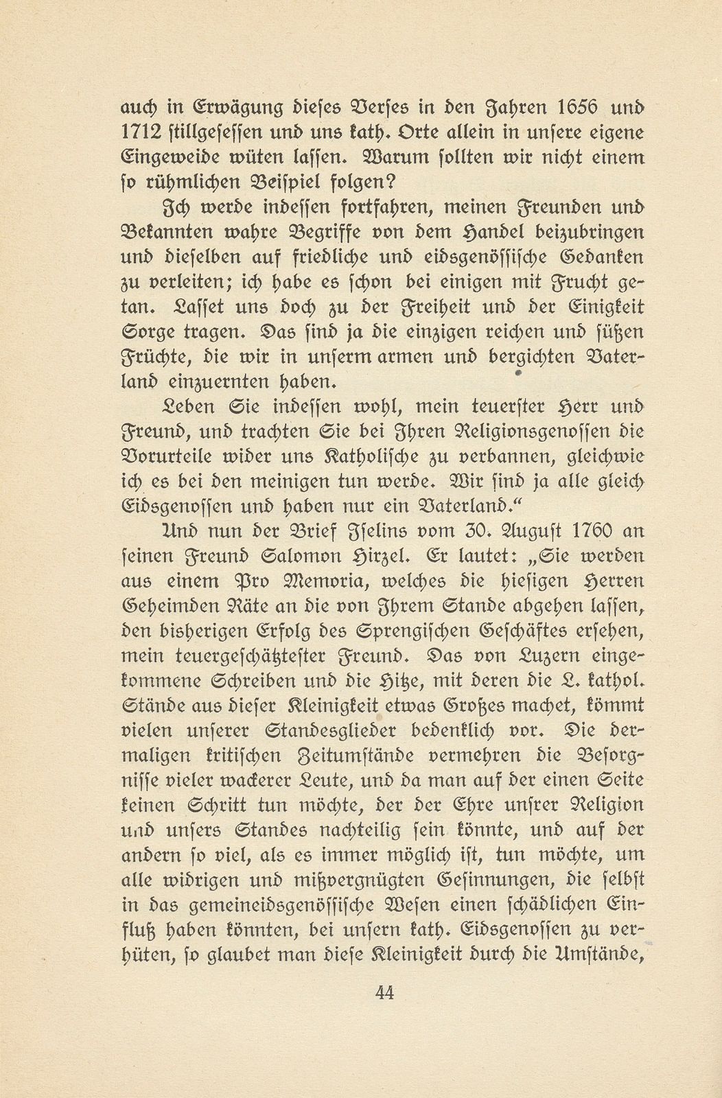 Das Sprengische Geschäft, ein Religionshandel im alten Basel – Seite 20