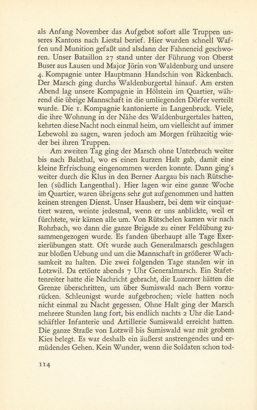 Erlebnisse eines Baselbieter Wachtmeisters im Sonderbundskrieg [Jakob Strub] – Seite 6