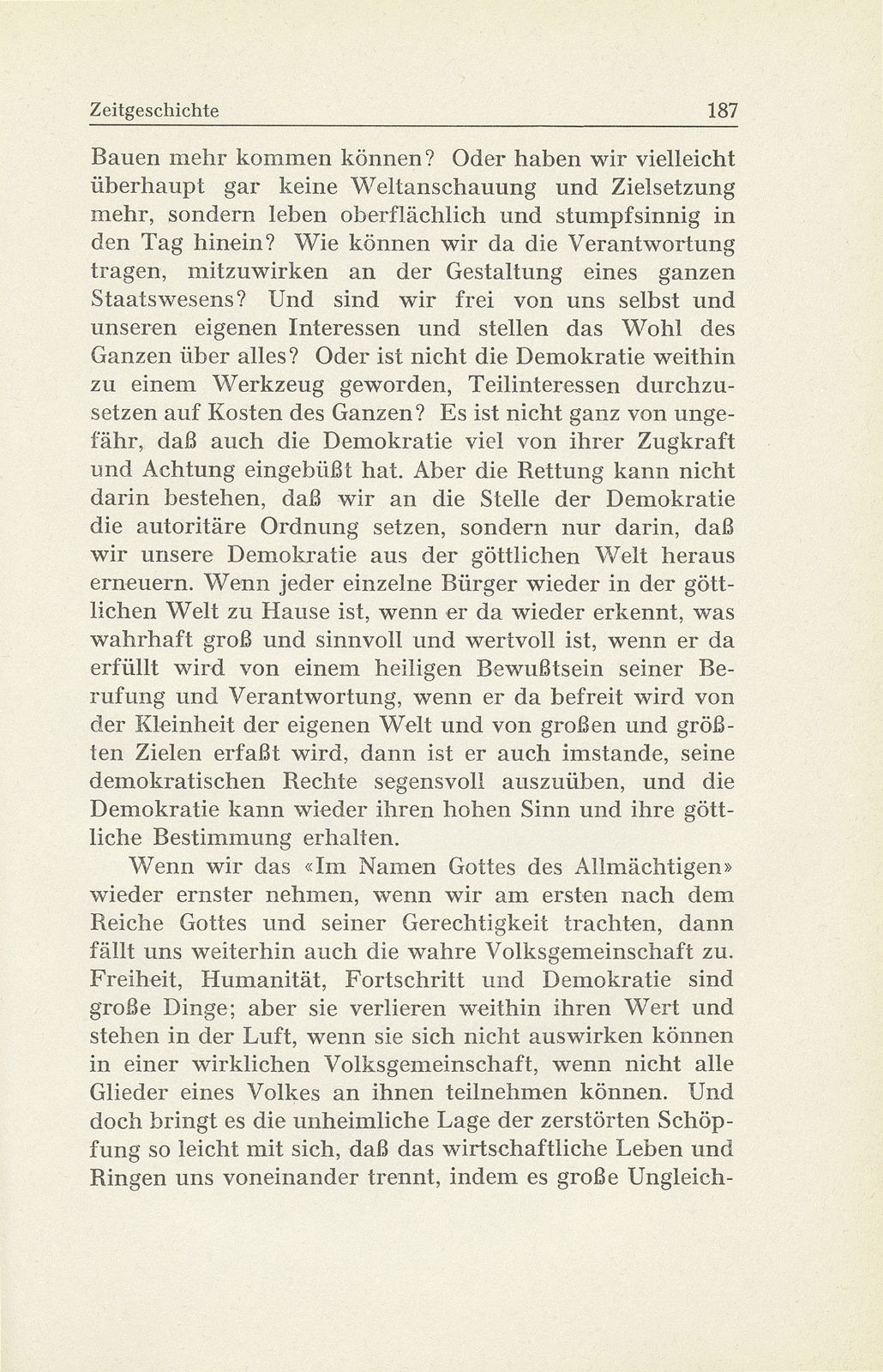 Zur Zeitgeschichte. 2. Aus der Festrede zum 1. August 1940 von Prof. Dr. Ernst Staehelin – Seite 4