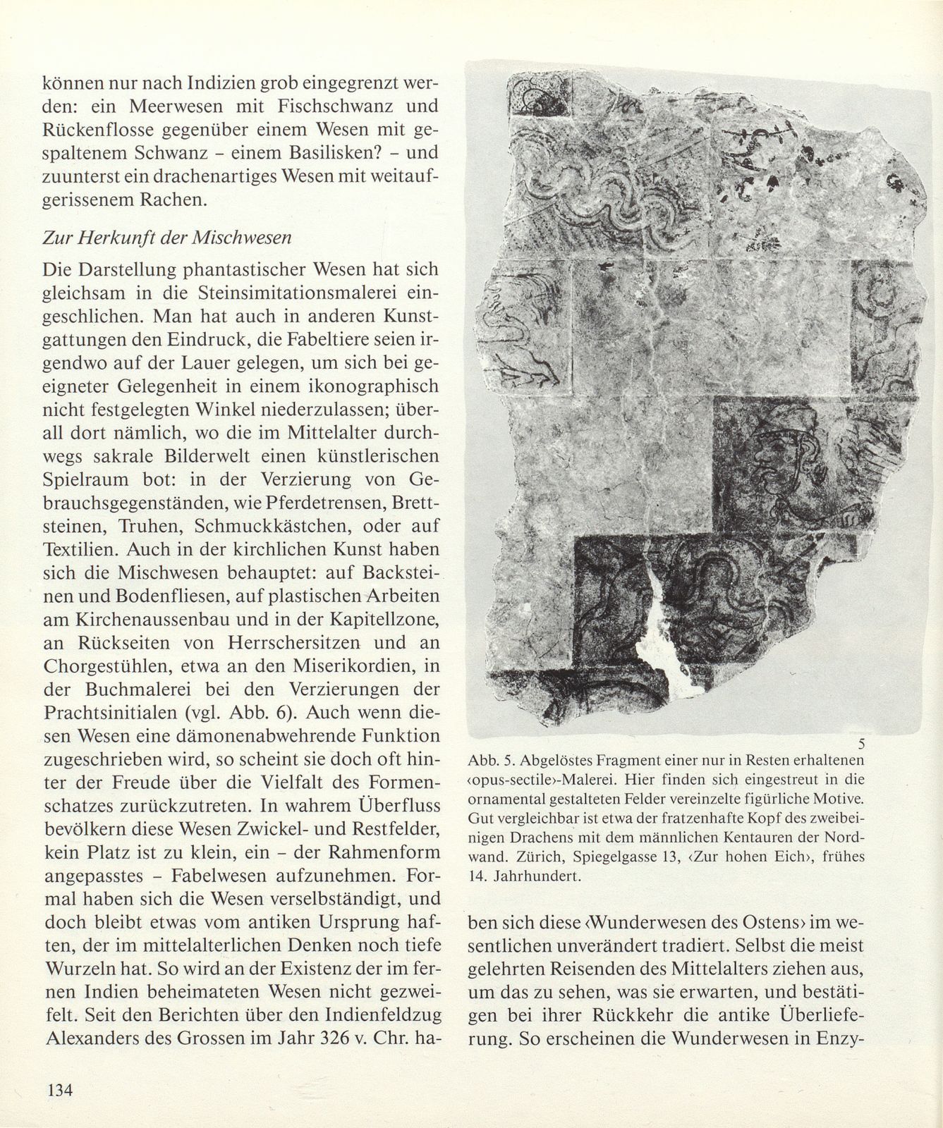 1987 entdeckte Wandmalereien aus dem Mittelalter am Heuberg 20. Höfische Dekoration in bürgerlichem Auftrag – Seite 6