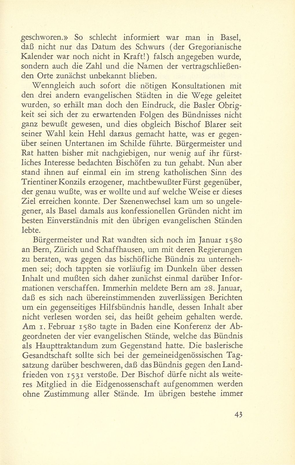 Das bischöflich-baslerische Bündnis von 1579 mit den sieben katholischen Orten – Seite 20