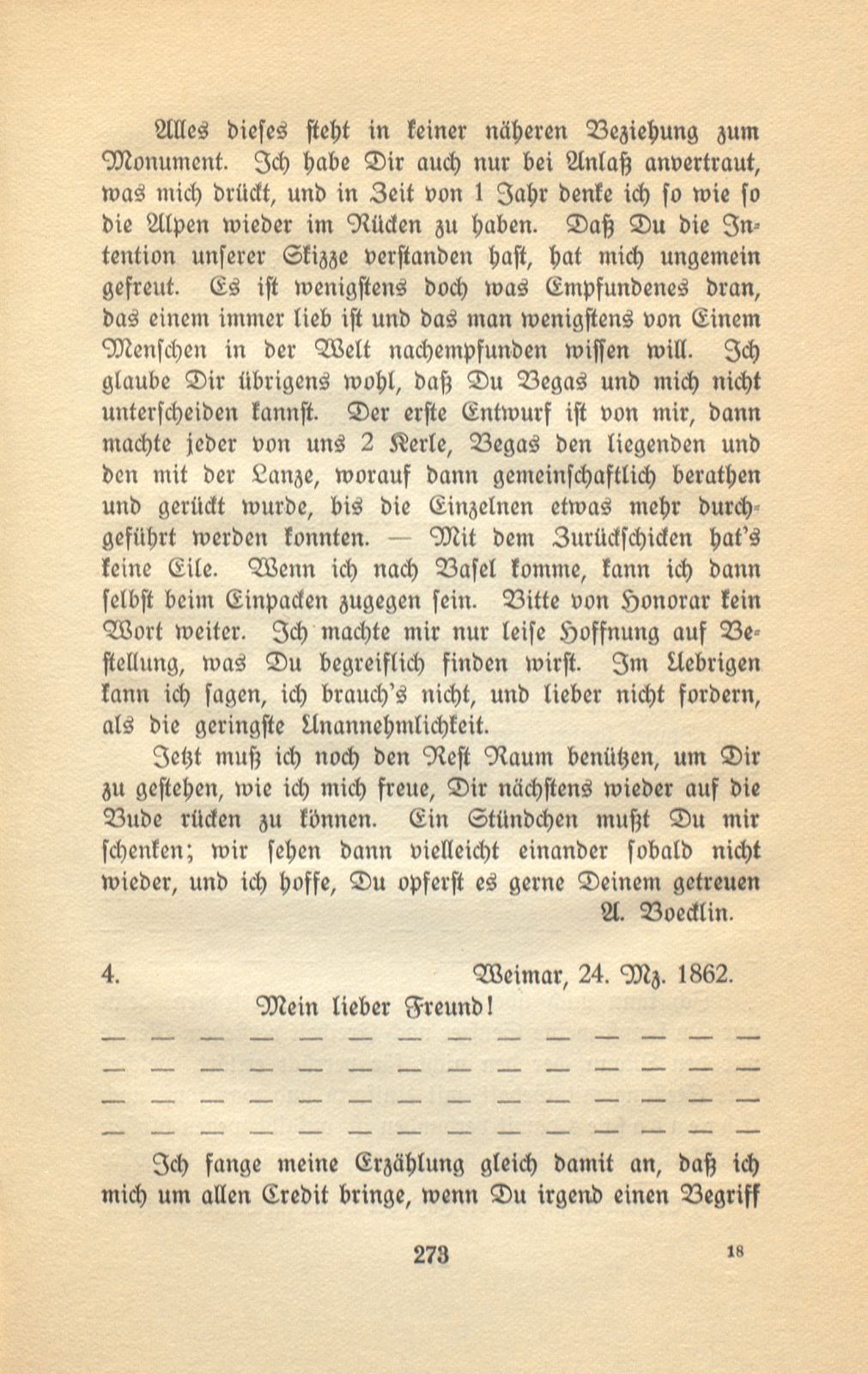 Beiträge zum Verhältnis zwischen Jacob Burckhardt und Arnold Böcklin – Seite 22