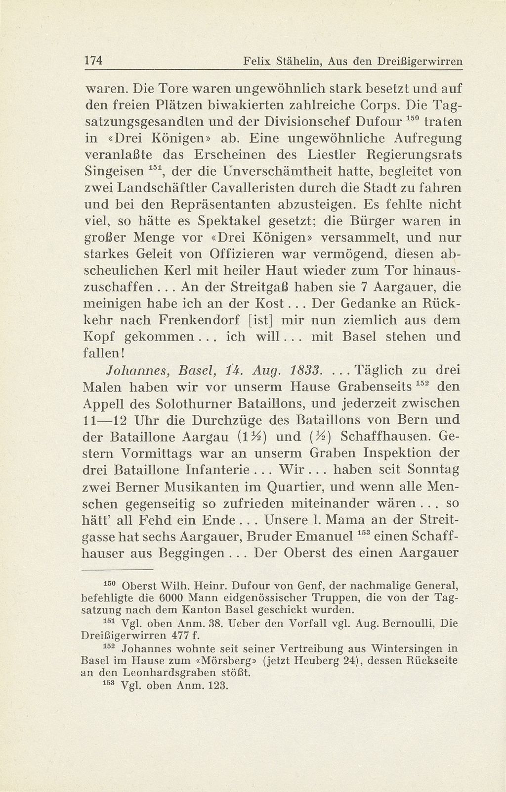 Erlebnisse und Bekenntnisse aus der Zeit der Dreissigerwirren [Gebrüder Stähelin] – Seite 72