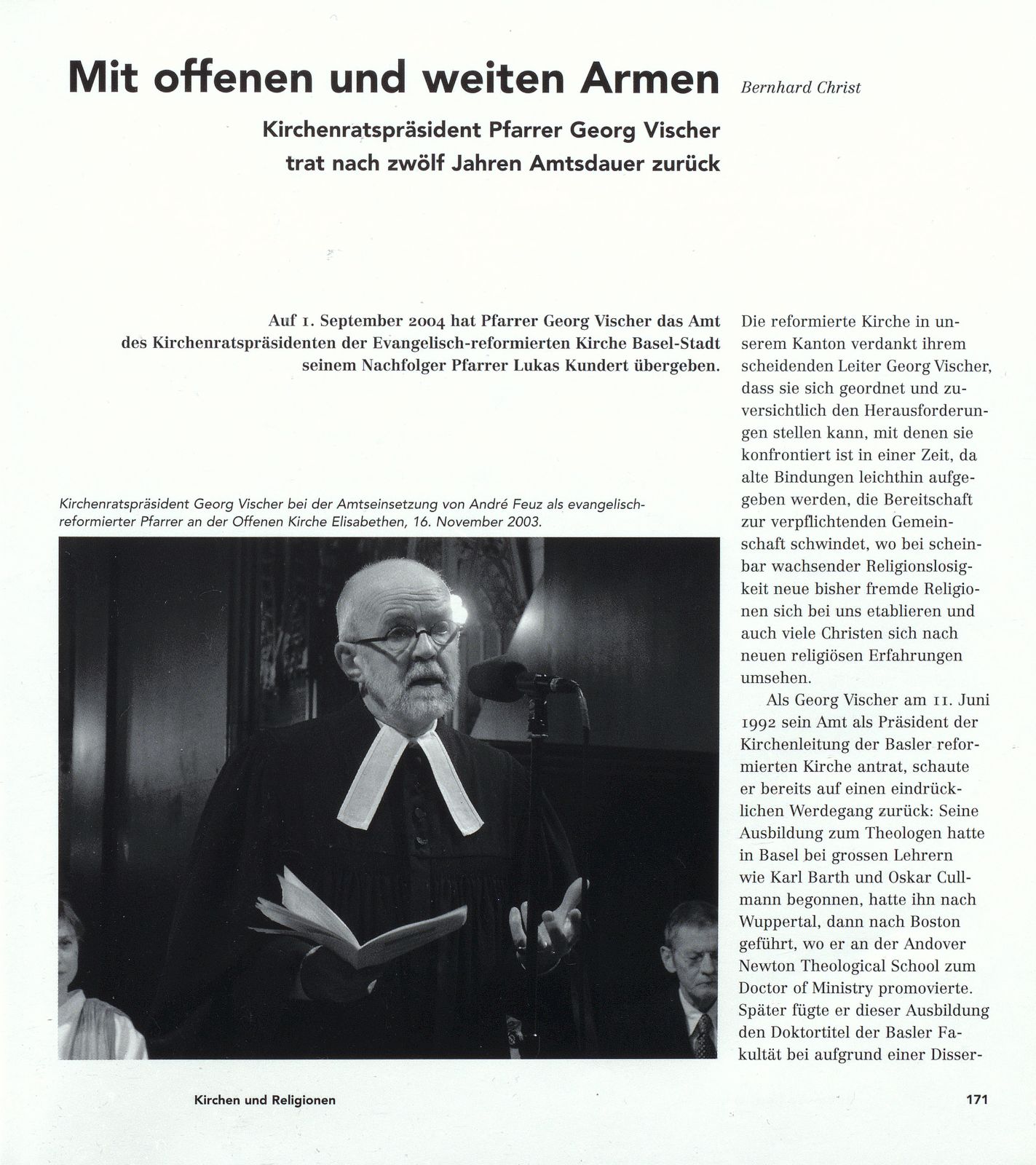 Mit offenen und weiten Armen – Seite 1