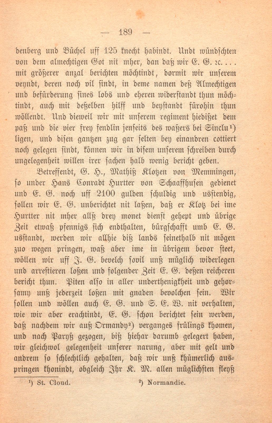 Schicksal einiger Basler Fähnlein in französischem Sold. (1589-1593.) – Seite 40