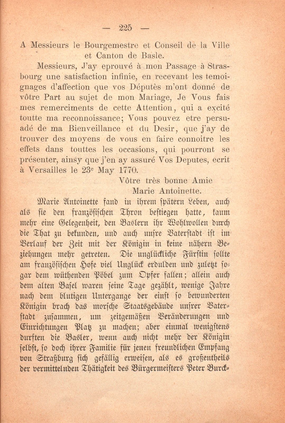 Eine Basler Gesandtschaft des vorigen Jahrhunderts – Seite 15