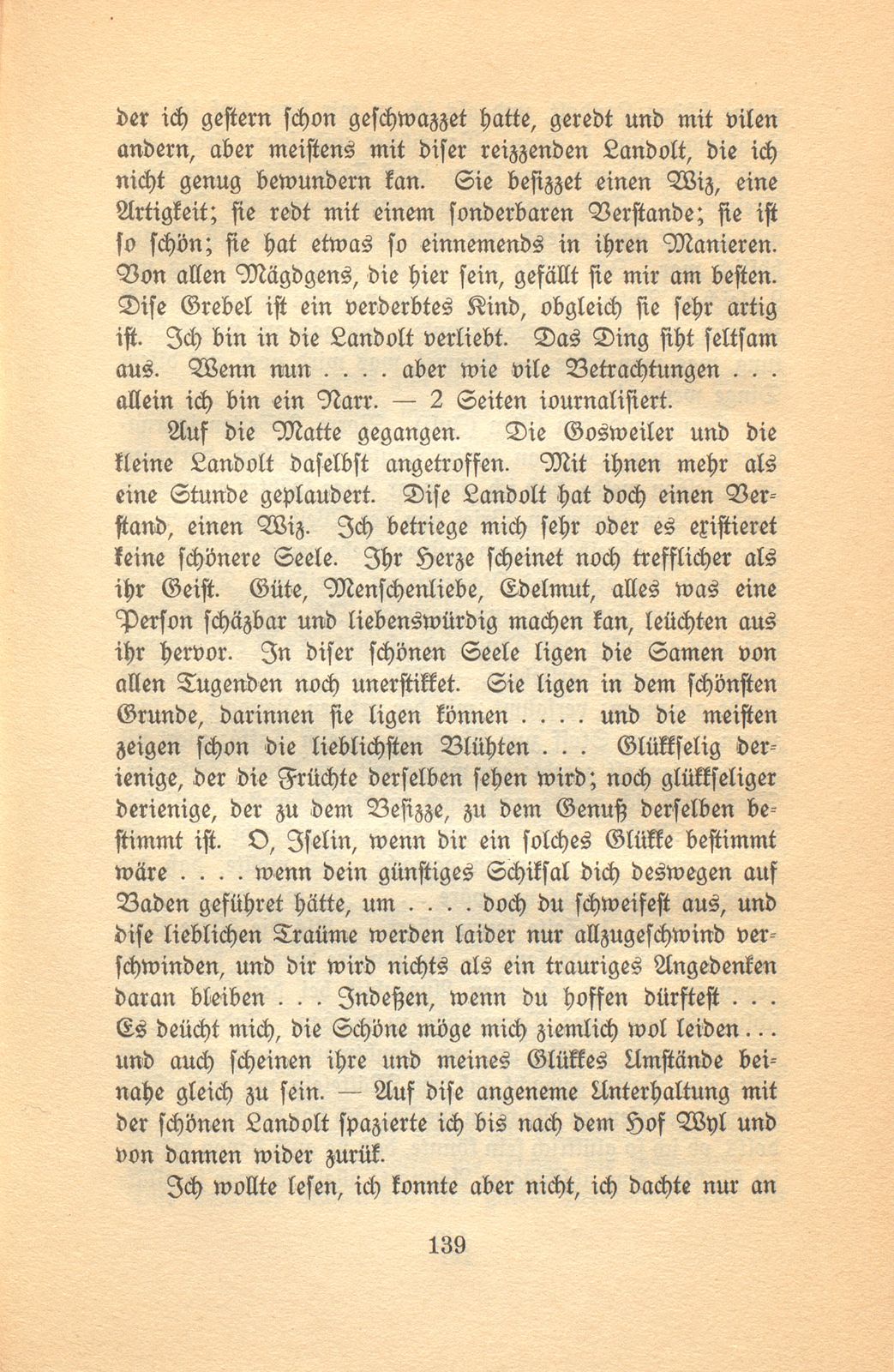 Isaak Iselins Reisetagebuch 1754 – Seite 44