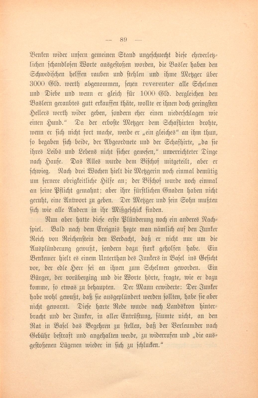 Biel-Benken im dreissigjährigen Kriege – Seite 17