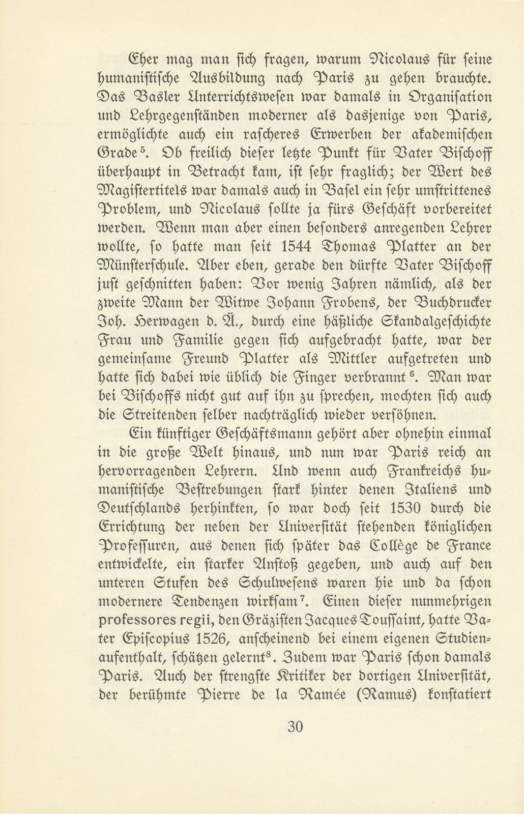 Aus den Lehrjahren Nicolaus Bischoffs des Jüngeren – Seite 5