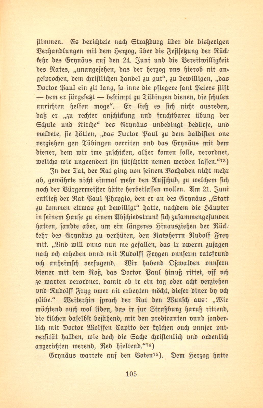 Die Berufung des Simon Grynäus nach Tübingen. 1534/1535 – Seite 18