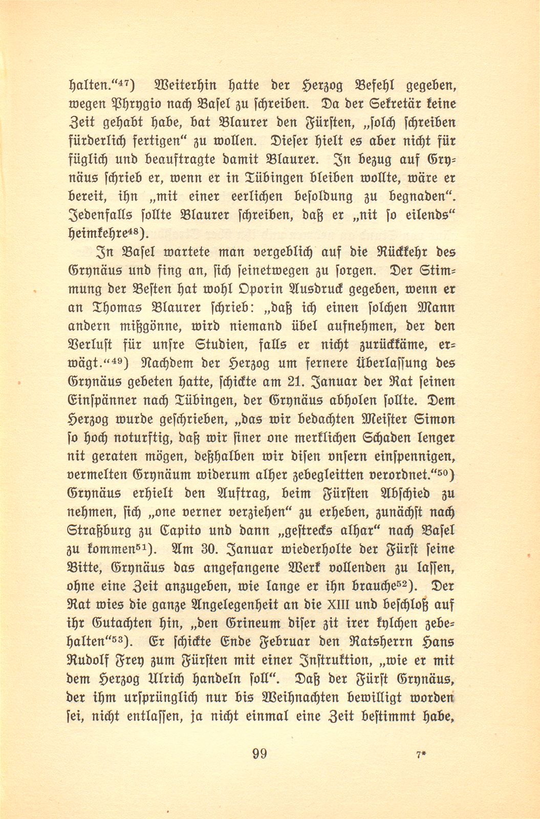 Die Berufung des Simon Grynäus nach Tübingen. 1534/1535 – Seite 12