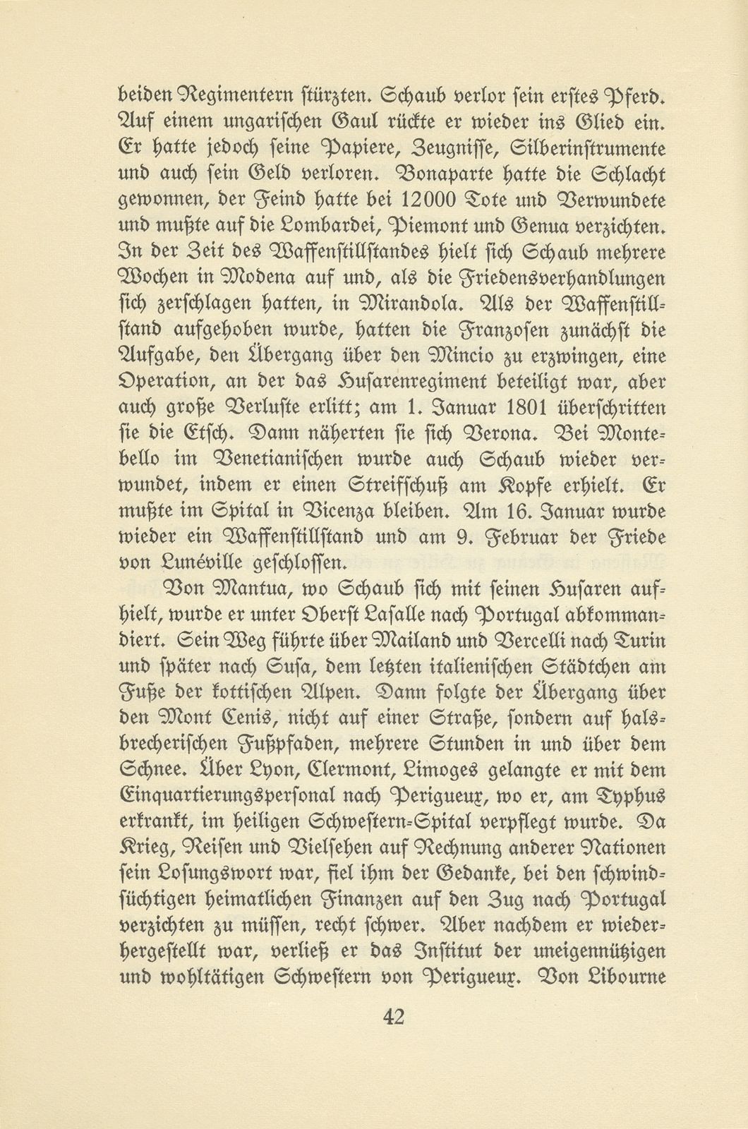 Benedikt Schaub, ein Liestaler Veteran aus den napoleonischen Kriegen – Seite 8