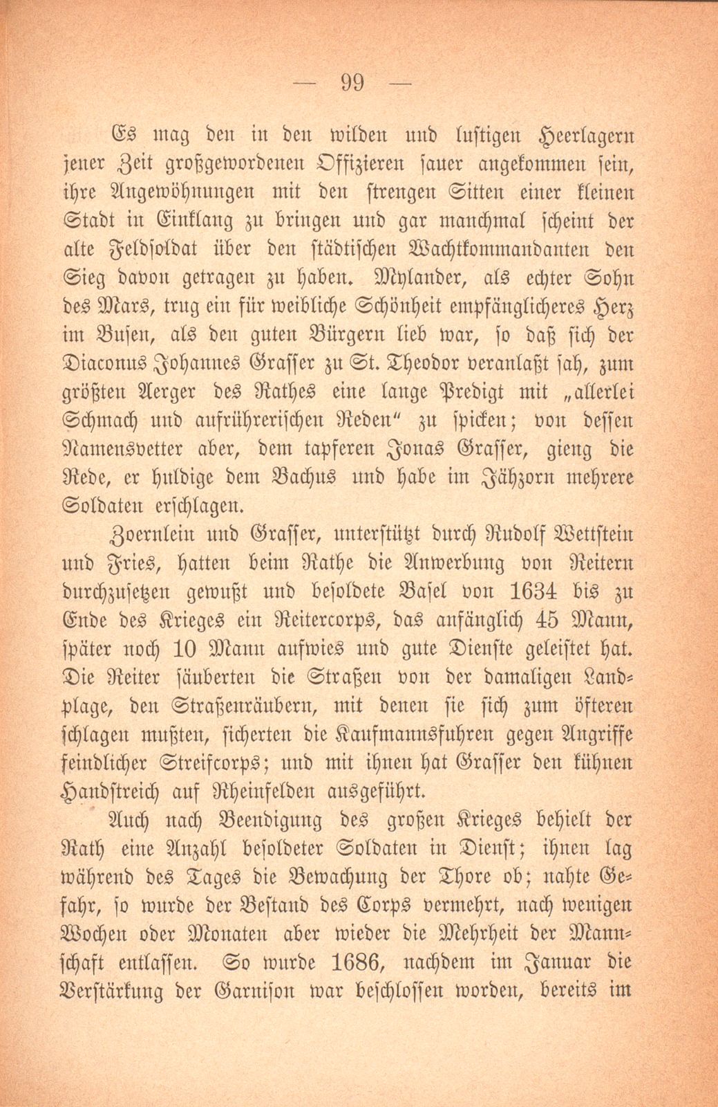 Über das baslerische Militärwesen in den letzten Jahrhunderten – Seite 21