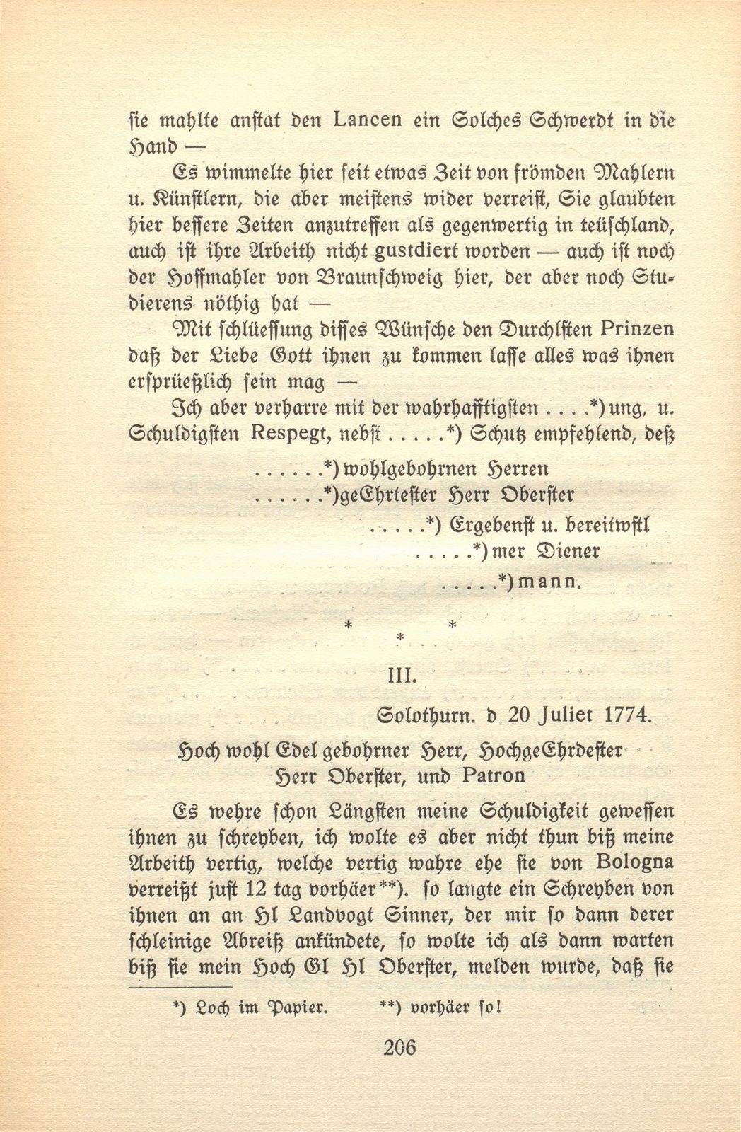 C.F. von Staal und Emanuel Handmann. (Nebst acht Briefen des Künstlers.) – Seite 12